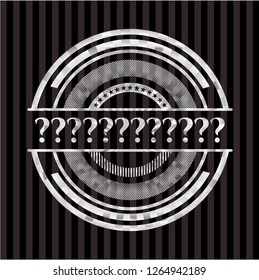 Question Mark silver badge