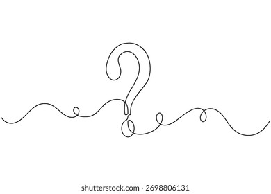 Ponto de interrogação design único arte e fundo branco