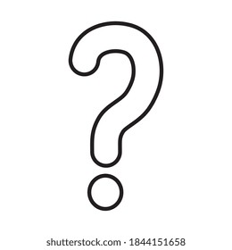 Question Mark Continuous Line One Line Stock Vector (Royalty Free ...