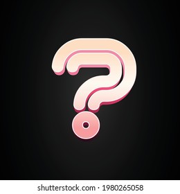 vector de diseño de símbolo de signo de interrogación