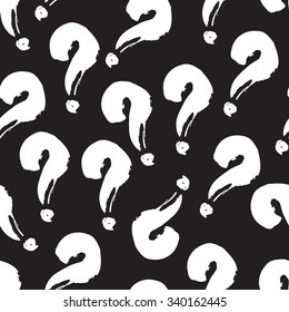 question mark symbol graphic monochrome pattern