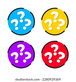 question mark symbol. question icon. question mark buttons. ask icon.