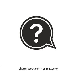 Question Mark Symbol Icon Vector Illustration