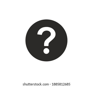 Question Mark Symbol Icon Vector Illustration