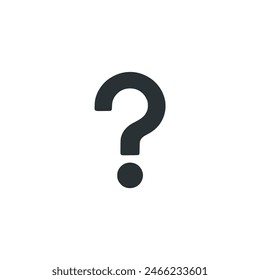question mark symbol vector illustration template design. asking question curiosity.