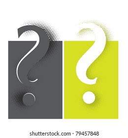question mark symbols