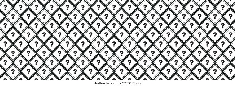 question mark texture on white background