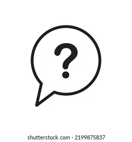 Question Mark Trendy Flat Style Question Stock Vector (Royalty Free ...