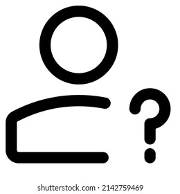 question mark for user to solve problems