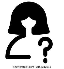 question mark for user to solve problems