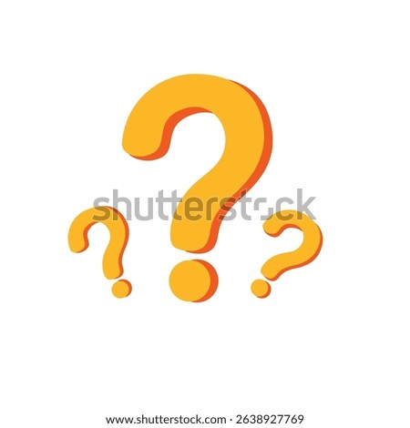 Question mark vector art, question clip art, questions clip art, clipart question mark, clipart for questions, question mark clip art, flat design vector illustration, isolated on white background