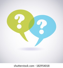 Question mark vector icon