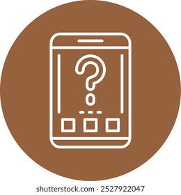 Question mark Vector Icon Design Symbol