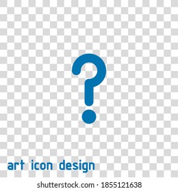 question mark vector icon on an abstract background