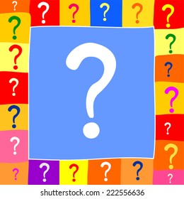 Question mark. Vector Illustration