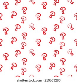 question mark vector pattern