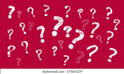 Question mark vector set. Question mark illustration. vector illustration.