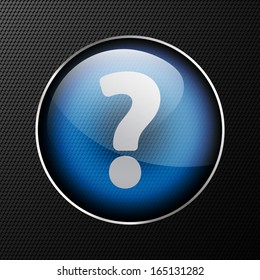 Question mark web icon background.