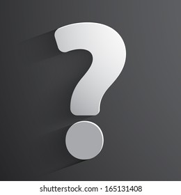 Question mark web icon background.