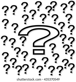 Question marks 