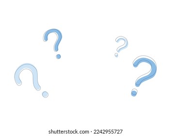 question marks, Question bubbles line icon. Quality design element. Line style question bubbles icon. Editable stroke. Vector