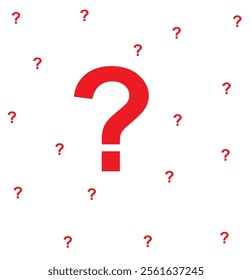 Question marks Icon. Bubble question icon. Question mark symbol on isolated white background. Set related to question marks. 