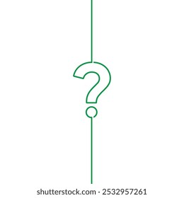 Question marks on a white background. Question and answer symbols. Vector EPS 10