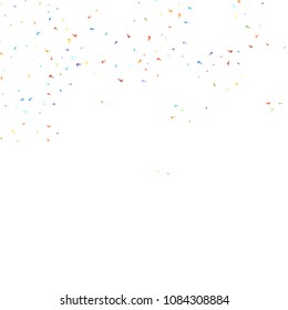 Question marks scattered on white background. Quiz, doubt, poll, survey, faq, interrogation, query background. Multicolored template for opinion poll, public poll. Rainbow color. Vector illustration.