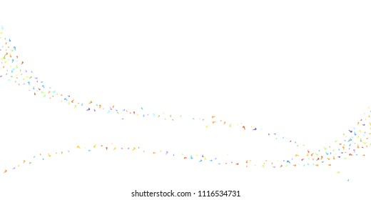 Question marks scattered on white background. Quiz, doubt, poll, survey, faq, interrogation, query background. Multicolored template for opinion poll, public poll. Rainbow color. Vector illustration.