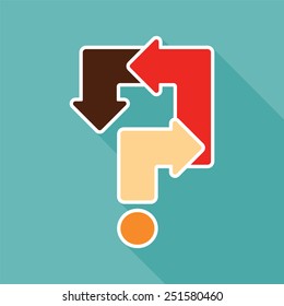 question mark.vector illustration.