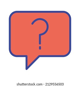 question message Vector icon which is suitable for commercial work and easily modify or edit it

