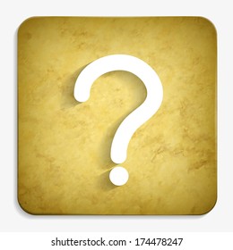 question parchment icon