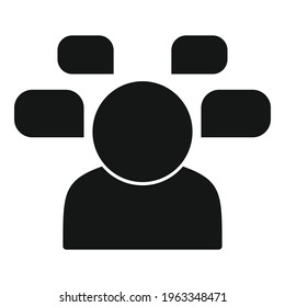 Question personal traits icon. Simple illustration of Question personal traits vector icon for web design isolated on white background