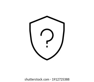 Question premium line icon. Simple high quality pictogram. Modern outline style icons. Stroke vector illustration on a white background. 