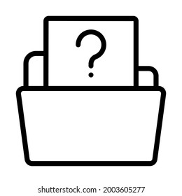 Question Related icon vector. faq illustration sign. answer symbol or logo.