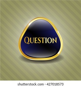 Question shiny badge