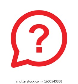 question sign icon isolated vector