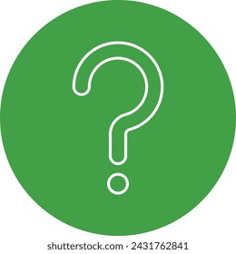 Symbol für den Kreis der Fragezeichenzeile