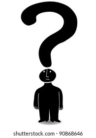 question sign man