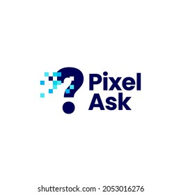 Pixelzeichen, digitales 8-Bit-Logo, Vektorsymbol