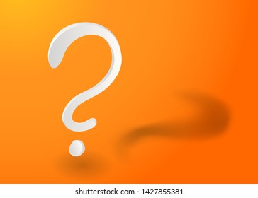 Question signs colorful vector illustration, problem and priority challenge concept. Flat design  background for web and print. Ask for help, asking questions, FAQ sign. Question mark stamp.