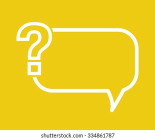 Question and solutions icon design, vector illustration graphic 