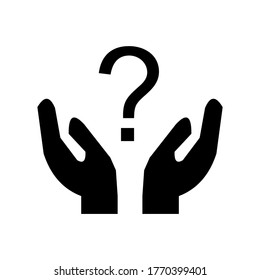 Question Support icon or logo isolated sign symbol vector illustration - high quality black style vector icons

