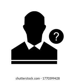 Question Support icon or logo isolated sign symbol vector illustration - high quality black style vector icons
