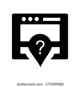 Question Support icon or logo isolated sign symbol vector illustration - high quality black style vector icons
