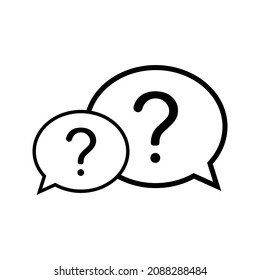 question support icon or logo isolated sign symbol vector illustration - high quality black style vector icons