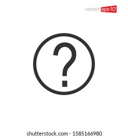Question Symbol Icon Design Vector