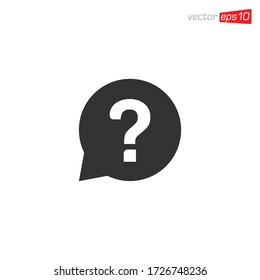 Vector de diseño de icono de símbolo de pregunta