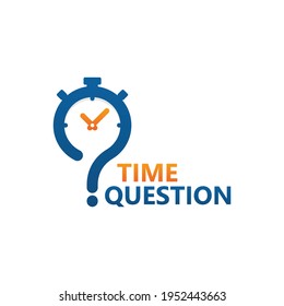 Question time logo template design