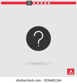 question vector icon